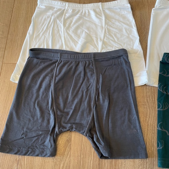 Boys Boxer Briefs Set - White, Gray, and deer antler prints - Picture 2 of 5